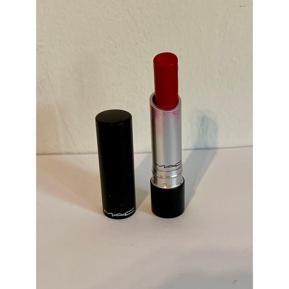 MAC Lipstick Pro Longwear Lipcreme Prolong USED Red Rare Discontinued Creme - Picture 6 of 7